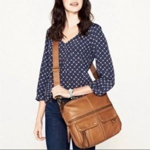 Fossil - "Morgan" Leather Crossbody Bag